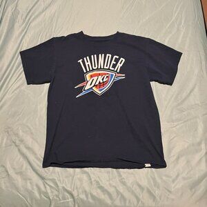 OKC Thunder kids L Short Sleeved Blue Shirt